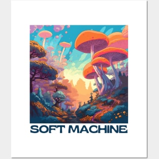 Soft Machine -- Original Fan Artwork Design Posters and Art